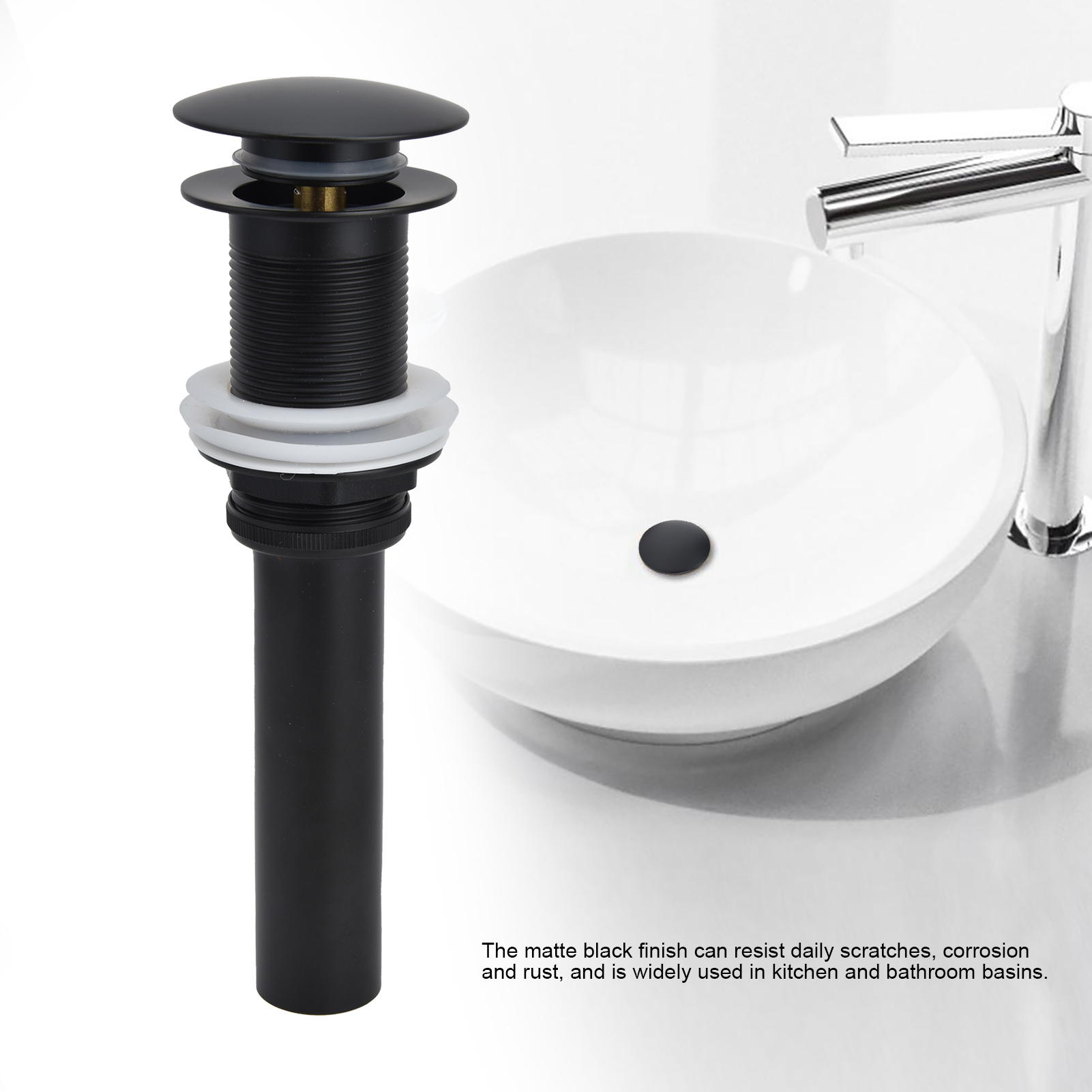 Rostfreier Abtropfkasten Aus Edelstahl 304 Mit Schutzgitter, Herausnehmbarem Korb Und Integriertem Dichtungsring – Durchmesser 45 Mm