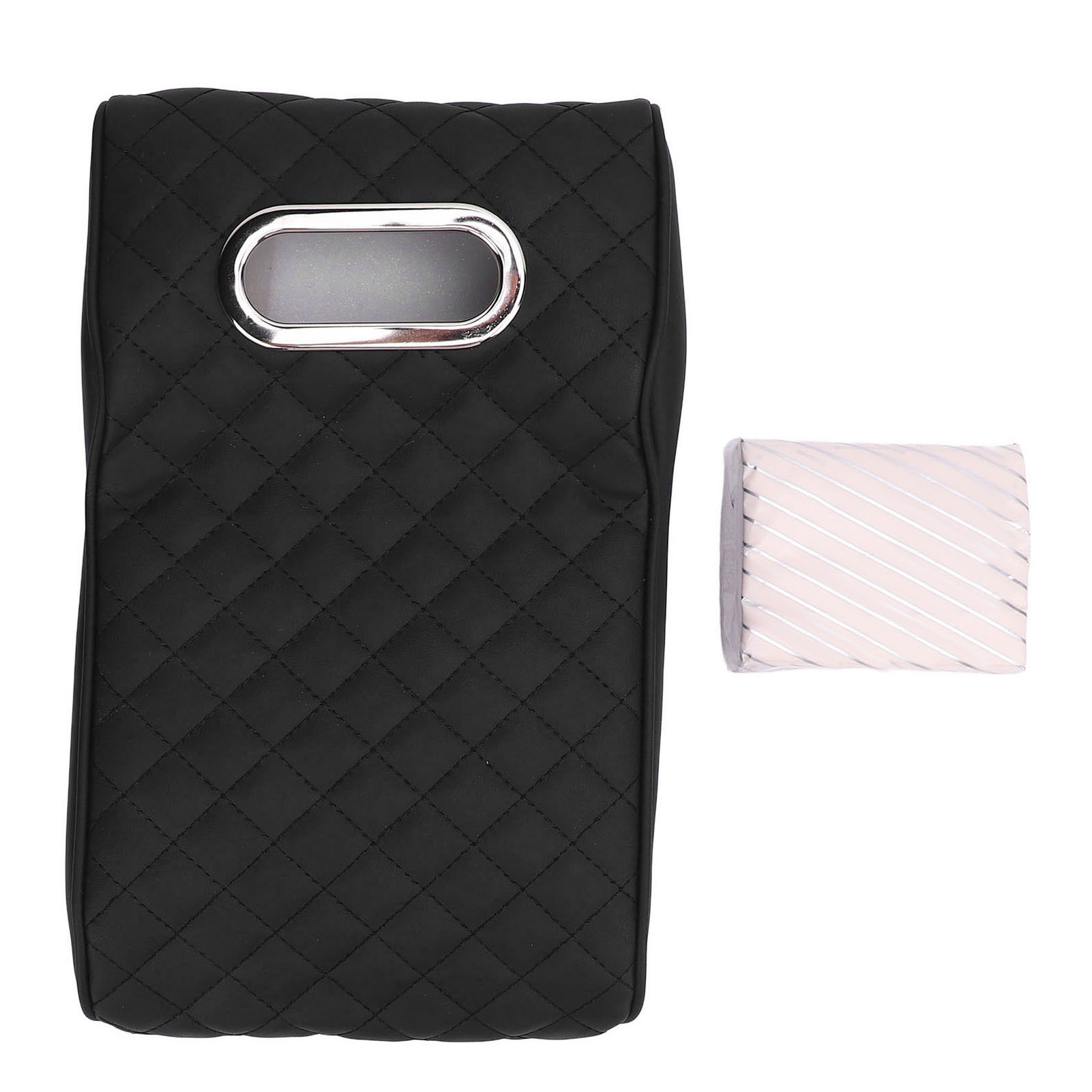 [covermaster Pro] Mittelkonsolenschutz Mit Stoffhalterung Und Höhenverstellbarem Memory-schaum-kissen, 3 Cm Nappaleder, Rutschfest, Für Suvs/pkw (340 X 210 X 50 Mm)