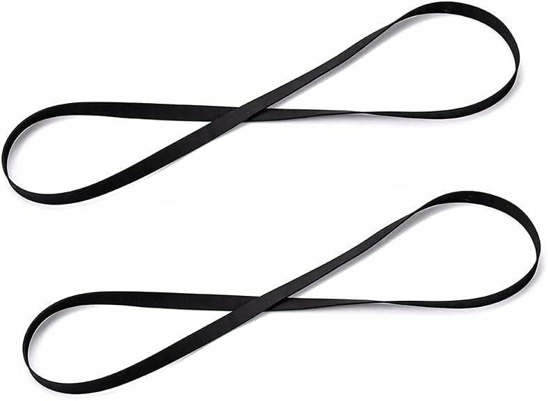 Ersatz-plattenspielerriemen (2er-pack), Länge Zusammengeklappt 270 Mm, Kompatibel Mit Allen Arten Von Plattenspielern Mit Riemenantrieb.