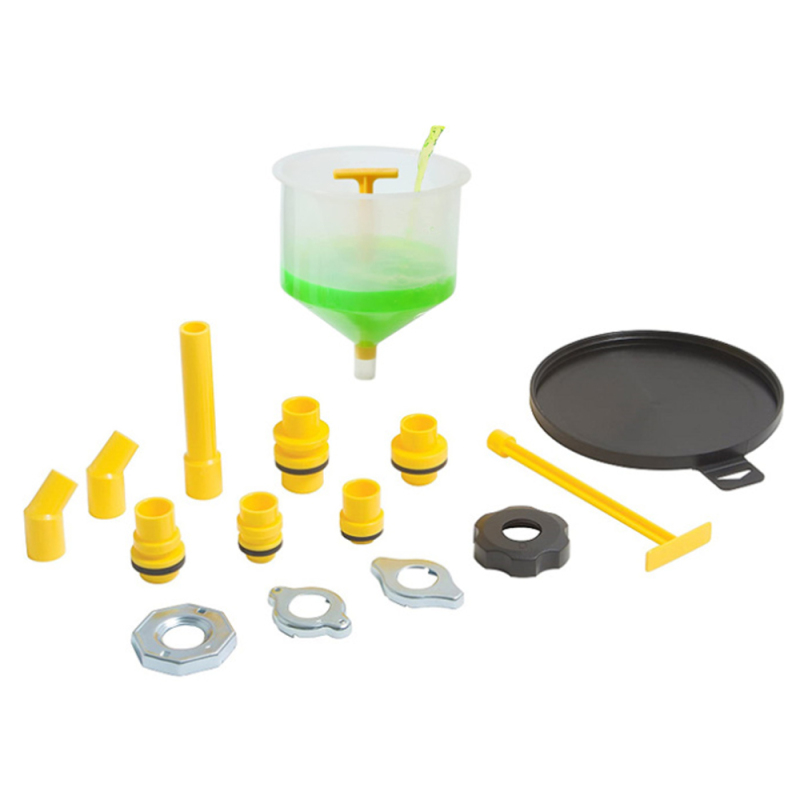 15-teiliges Kühlmittel-einfülltrichter-set Für Autos, Inklusive Auslaufschutz, Adaptern Und Kappen (15 Stück)