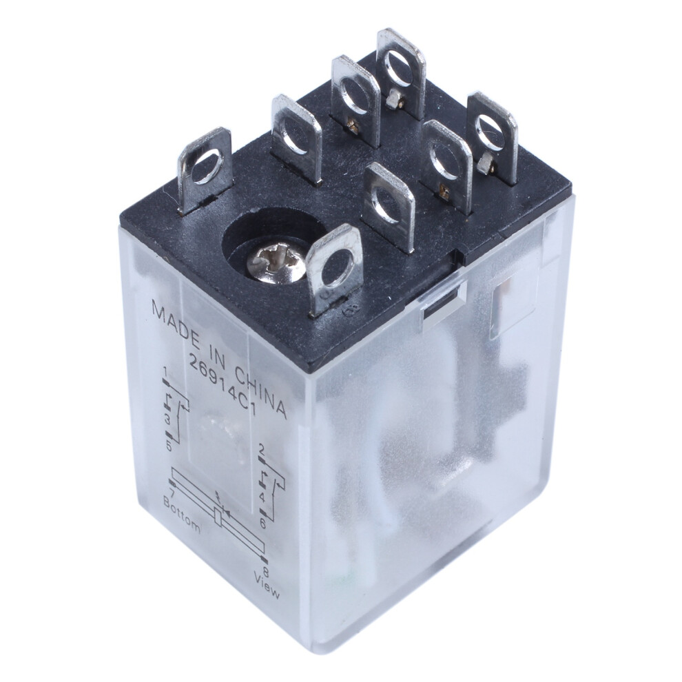 Geeignet Für Jqx-13f Ly2 12v Dc Spulen-elektromagnetrelais, 8-polig, Zweipolig, Zweifach Schaltend, Grüne Led.