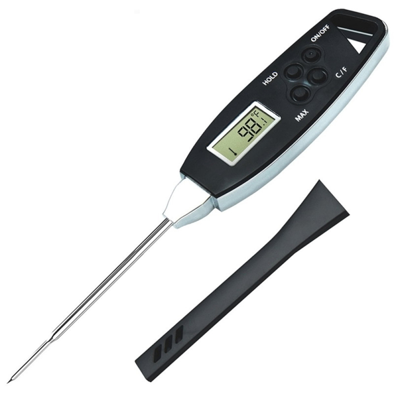 Sofort Ablesbares Fleischthermometer, Wasserdicht, Für Grillabende, Mit Stiftsonde, Ideal Zum Kochen, Grillen Im Freien, Räuchern Und Für Milch.