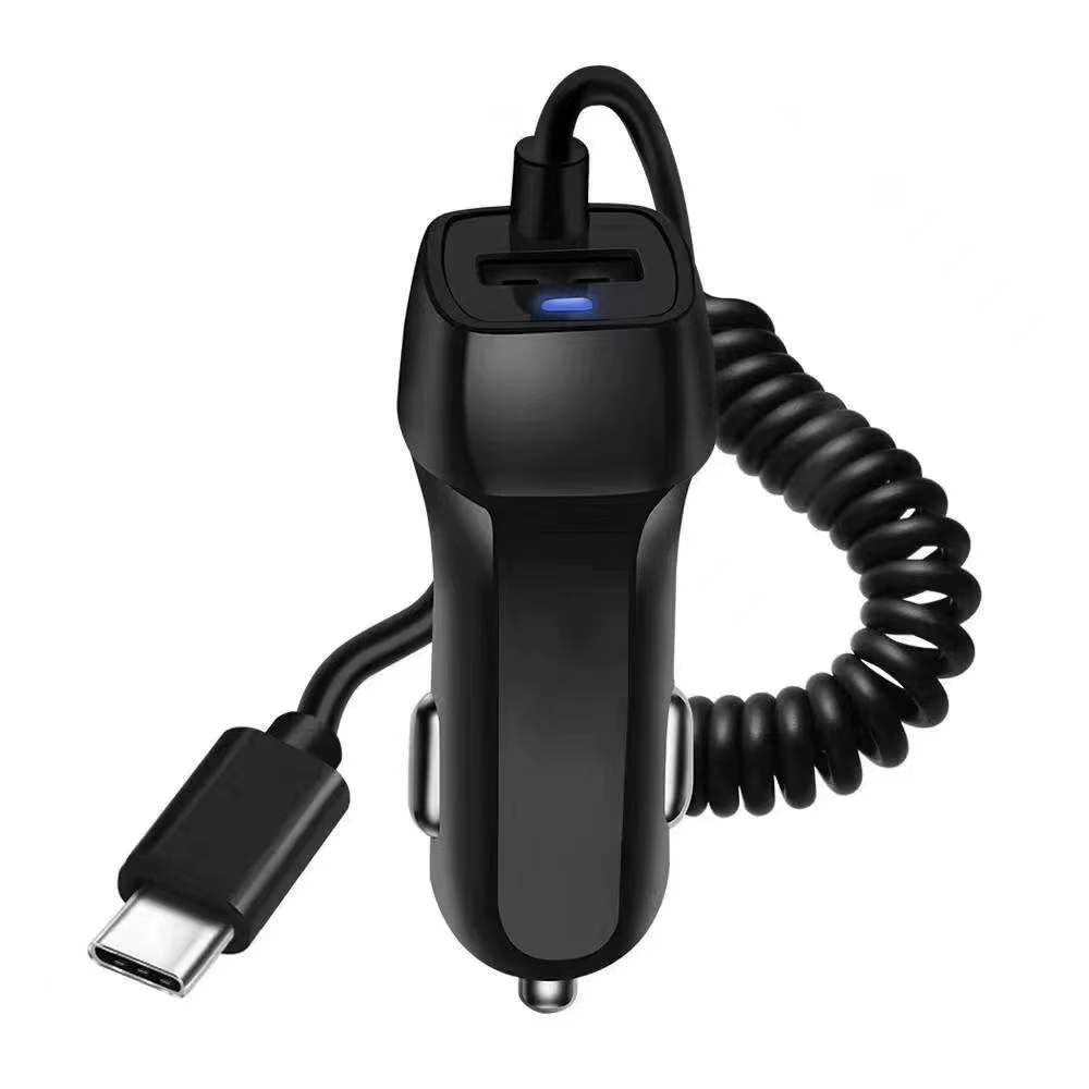 Für Schnelles Usb-autoladegerät Mit Typ-c-12-v-zigarettenanzünder-ladekabel Für Samsung Galaxy S23 Ultra Plus S22 S21 S20 A53 A23 A13 A14, Pixel 7 Pro 6, Phone 13 12 11 Xs, Huawei P20 P30 Zigarettenan