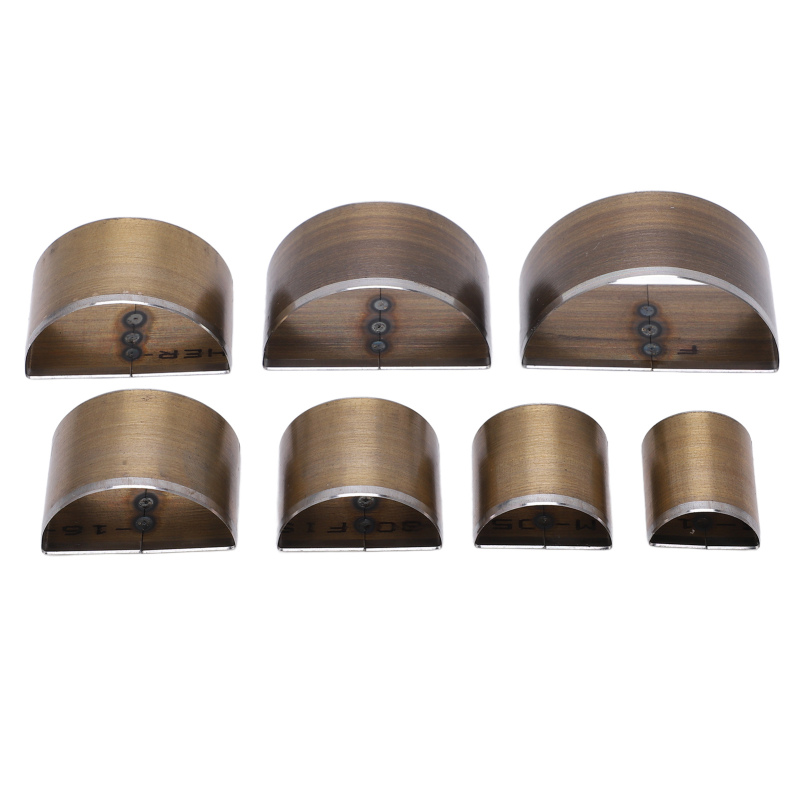 Lederschneidschablonen, Halbkreisförmige Formen 20-50 Mm, Aus Schnellarbeitsstahl