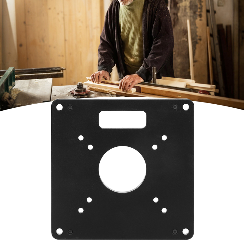 Grundplatte Für Holzbearbeitungsfräsmaschinen, Aluminiumlegierung, Klapptisch