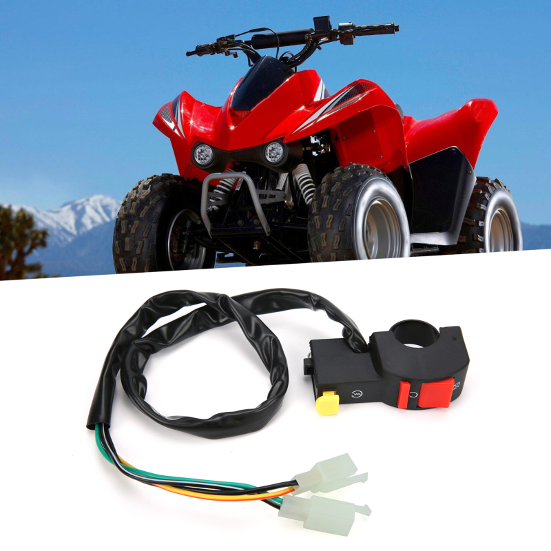 Not-aus-schalter Für Motorräder, Lenker-ein/aus-schalter, Kompatibel Mit 50cc/110cc/125cc Quads Und Offroad-motorrädern.