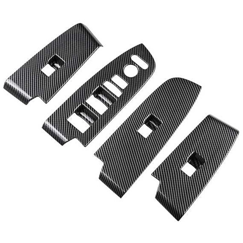 Fensterheberknopf Aus Kohlefaser, Türarmlehnenverkleidung Für Vw Vezel -v 2021 2022 (linkslenker)