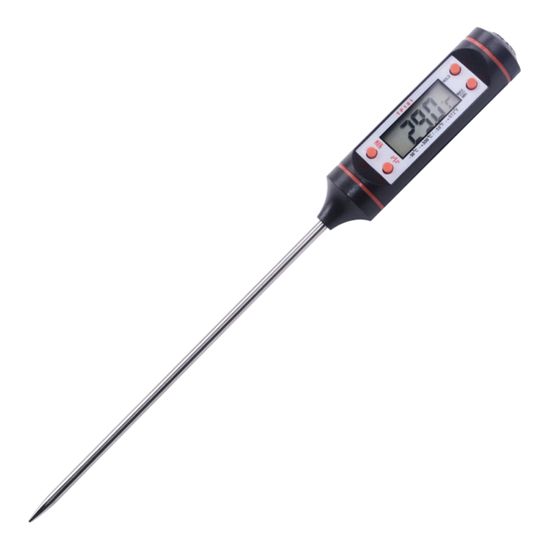 Fleisch- Und Konditoreithermometer, Lange Sonde, Sofortanzeige, Lcd-bildschirm (zum Kochen, Grillen, Barbecue)
