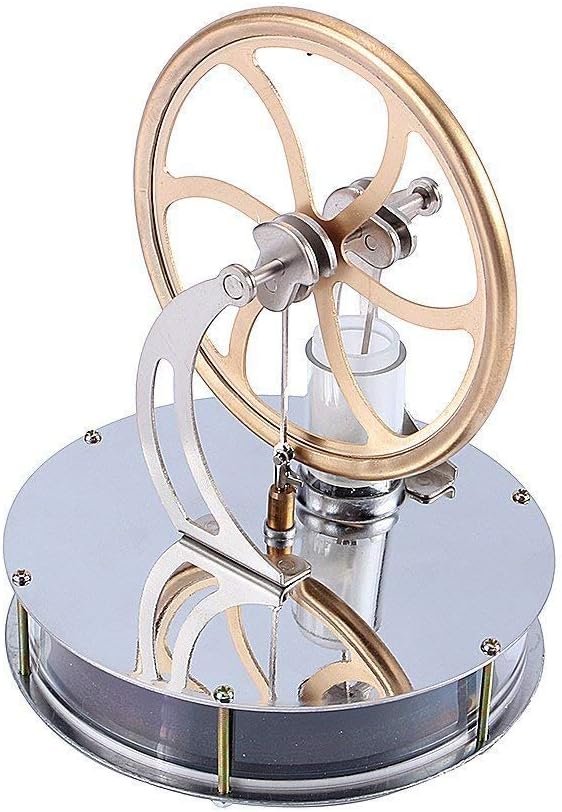 Einzigartiges Kaffeetimer-dampfmaschinenmodell Zur Wärmeenergieumwandlung Und Als Puzzlespielzeug, Elegantes Design Mit Reibungsarmem Kolben Für Bildung Und Wissenschaft