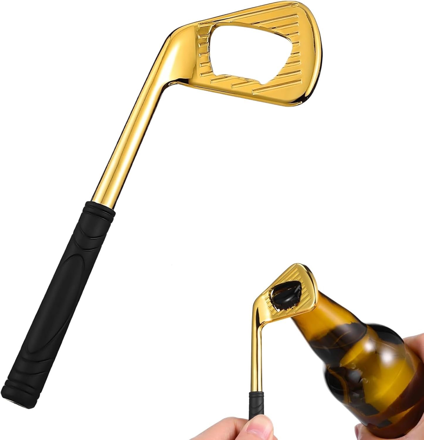 Flaschenöffner In Golfschlägerform, Goldfarben, Tragbarer Flaschenöffner Aus Metall Für Golfliebhaber Und Zuhause