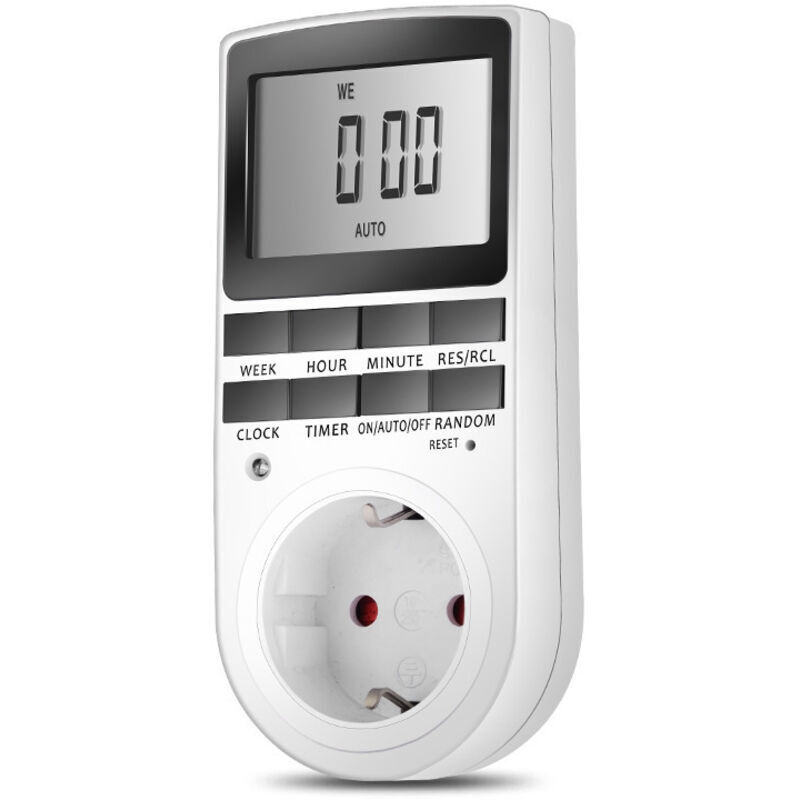 Energiesparender Wochentimer Mit Lcd-display – Digitaler Timer Zur Reduzierung Des Energieverbrauchs – Ulisem