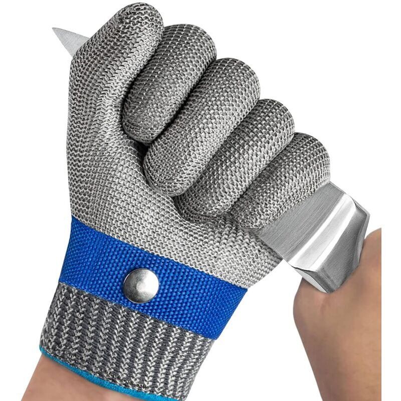 Schnittfeste Küchenhandschuhe Der Schutzklasse 5 – Präzises Schneiden Von Fleisch, Fisch Und Austern, Hochfestes Material, Größe S-ulisem