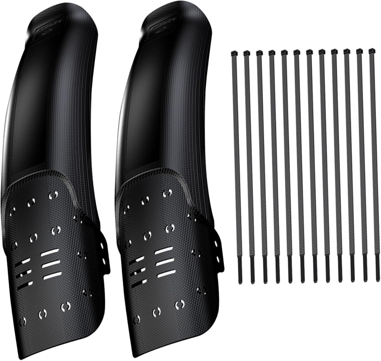 Fahrradschutzbleche, 2-teiliges Set, Hinterrad-mtb-schutzbleche, Geeignet Für 26-, 27,5- Und 29-zoll-räder, Spritzschutz Mit Befestigungsgurten