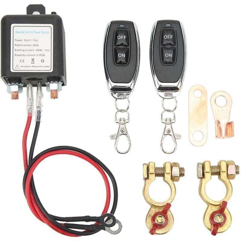 12-v-batterietrennschalter – 200-a-fernsteuerbarer Leistungsschalter Für Auto, Boot, Nutzfahrzeug – Einfache Installation – Ulisem