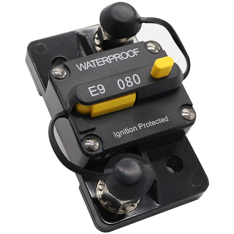 Doppelter Batterieschutzschalter Mit Manueller Rückstellung, Wasserdichte Ip67-sicherung, 12 V/24 V, 80 A