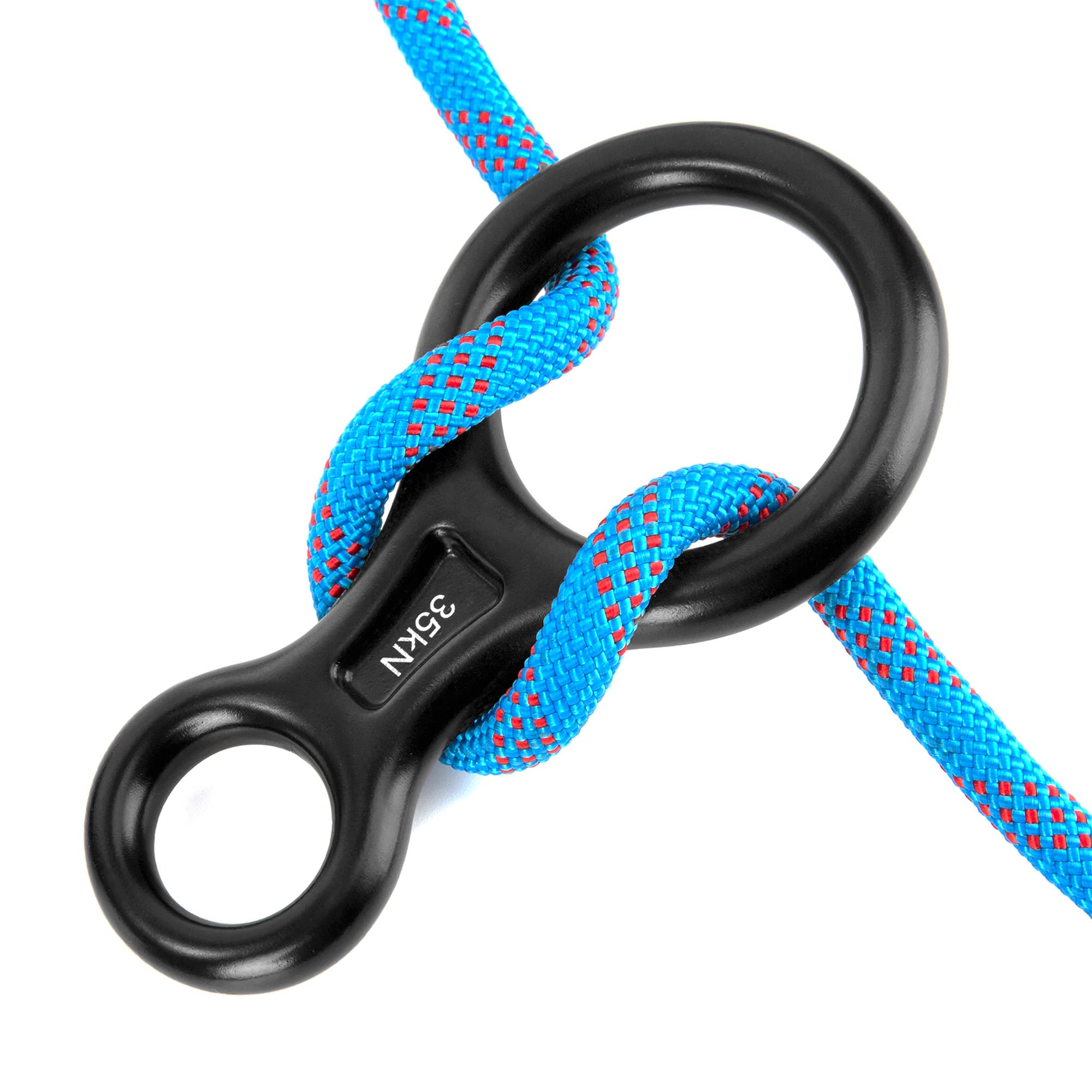 Abbildung 8 Abseilgerät, Abseilgerät, 35 Kn, Aluminium-kletterring, Abseilgerät, Robustes Abseilen Für Klettern, Abstieg, Rettung, Outdoor-freizeit, Sicherung 8–13 Mm
