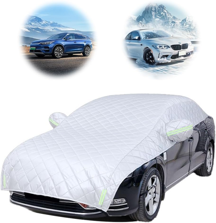 Hagelschutzabdeckung Für Autos, Wasserdicht, Staubdicht, Sonnenbeständig, Aus Baumwolle, Abriebfest Für Die Meisten Autos (verdickt)