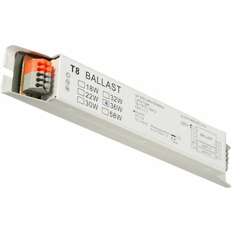 Elektronisches Vorschaltgerät T8 2x36w Spannung Leuchtstoffbreite Start Energiesparstart Vorschaltgerät Lampenlampe
