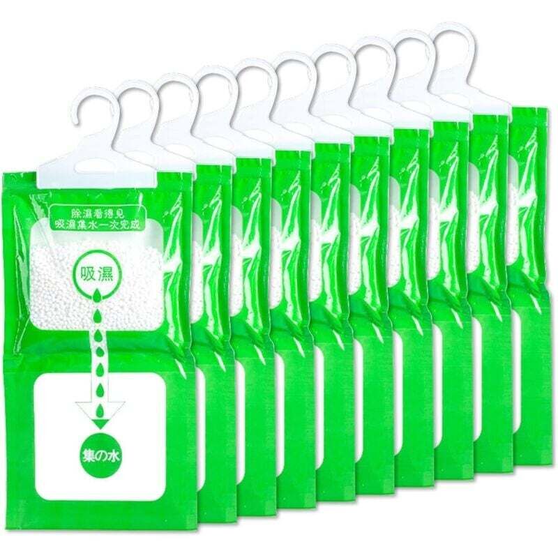 Hängender Feuchtigkeitsabsorber Für Kleiderschränke – 10er-pack Anti-schimmel-beutel Mit Reservoir Und Füllstandsanzeige – Ulisem