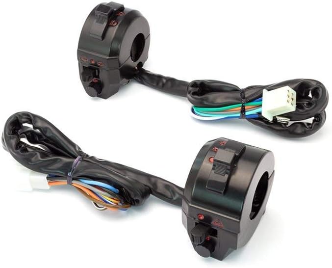 Universelles Motorrad-schaltersteuerungsset Für 22-mm-7/8"-führungen – Komplettes Diy-set Für Cafe Racer, Scrambler Und Mehr (metall)