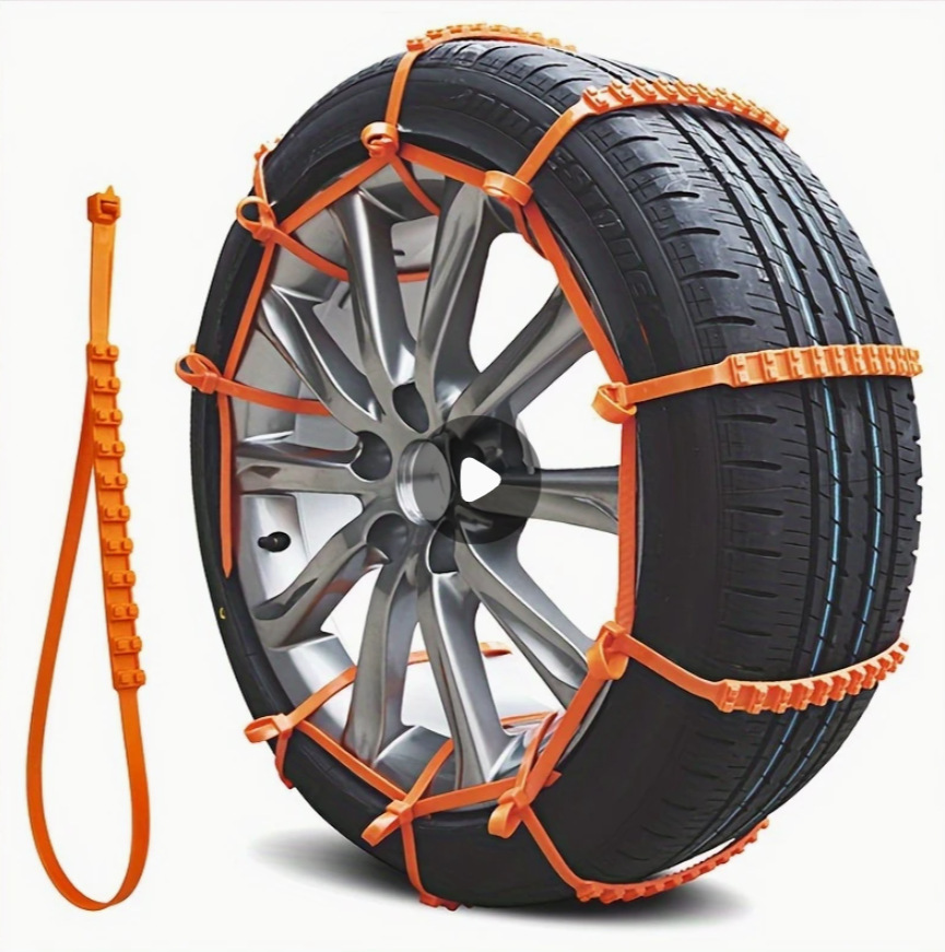 Schneeketten Für Auto, 10 Stück Universal-auto-sicherheitsketten, Verstellbarer Anti-rutsch-gürtel Für Autoreifen, Für Autoreifen