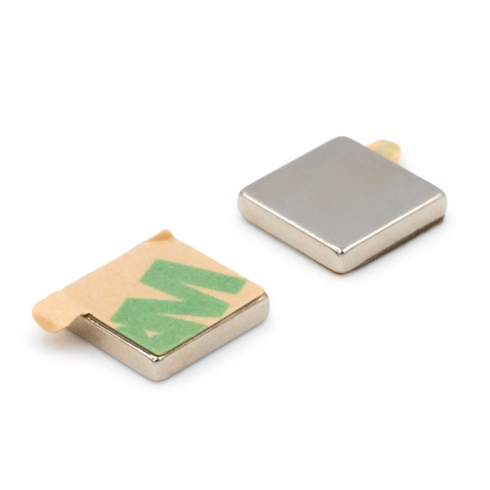 Neodym-plattenmagnet 10x10x2 Mm 3m Klebstoff Hunter