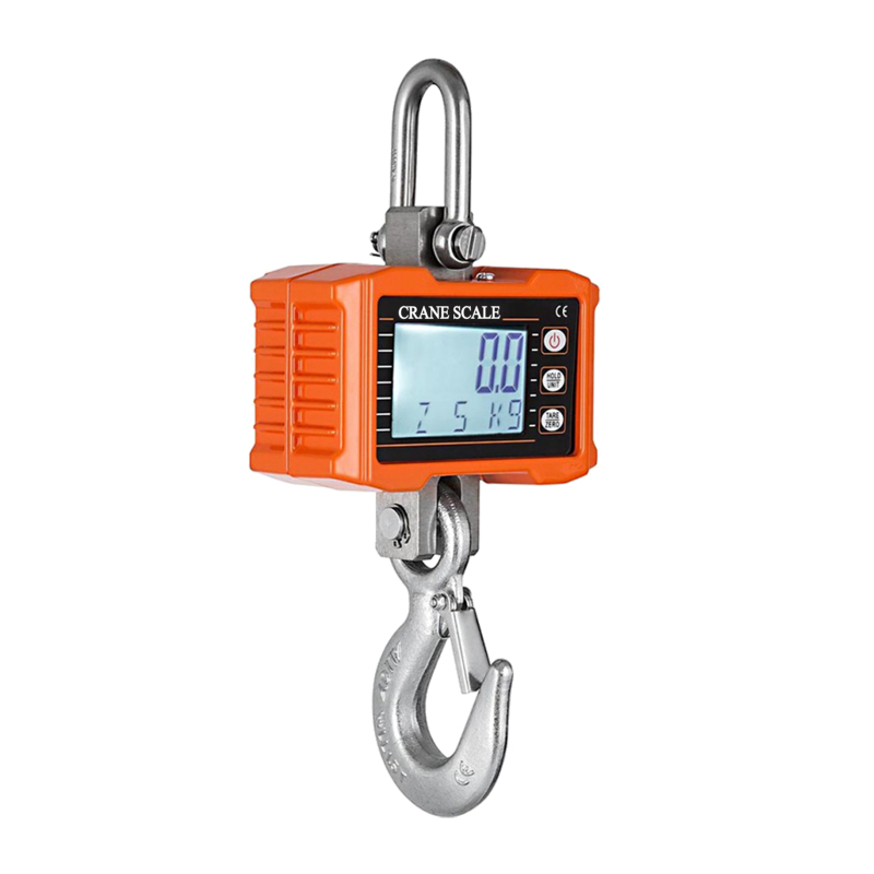 Digitale Hängewaage Bis 1000 Kg, Robust, Mit Lcd-hintergrundbeleuchtung, Hakenfunktion, Einheitenumschaltung, Datenhaltefunktion, Tara- Und Nullstellung.