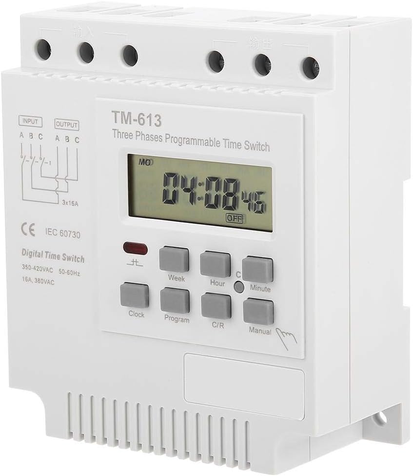 Programmierbarer Timer, Tm-163 380 V Programmierbarer Timer Timer Tm-163 Programmierbarer Zeitrelais-timer-controller Für Dreiphasenmotor 350 V-420 Vac