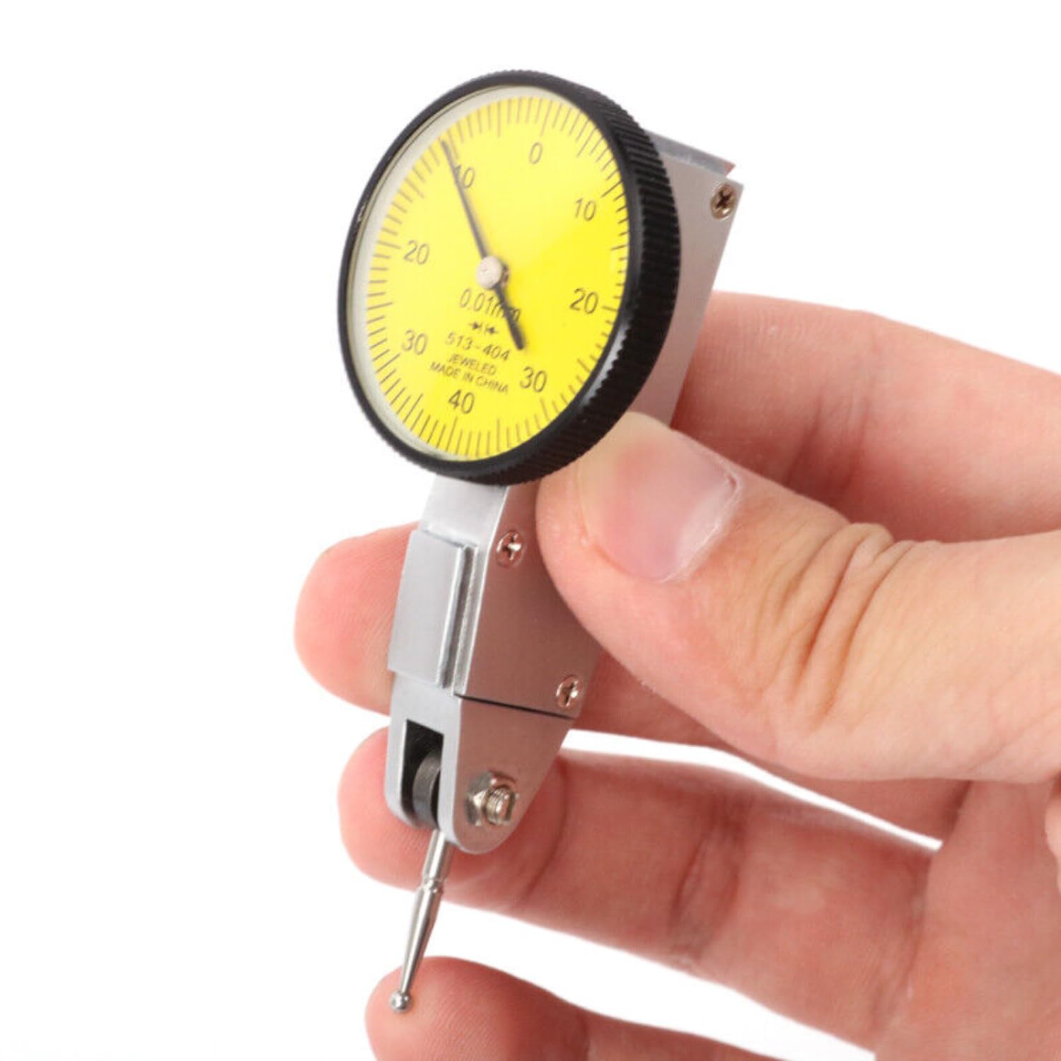 Messuhr, 0–0,8 Mm Präzisionskomparator Mit 0,01 Mm Ablesung, Testindikator-messwerkzeug