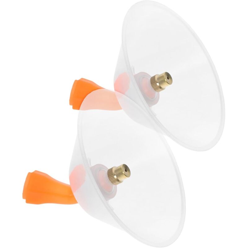 Elektrische Sprühdüsen Mit Transparenter Tropfschutzkappe – 2er-pack Für Gartenschläuche, Niederdruck Und Landwirtschaft