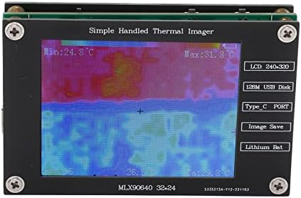 Wärmebildkamera, 2,8-zoll-infrarot-wärmebildkamera, 320 X 240 Pixel, -40 °c Bis +300 °c, Integrierter Spi-flash-chip, Usb-c-ladeanschluss, Für Berührungslose Temperaturmessung