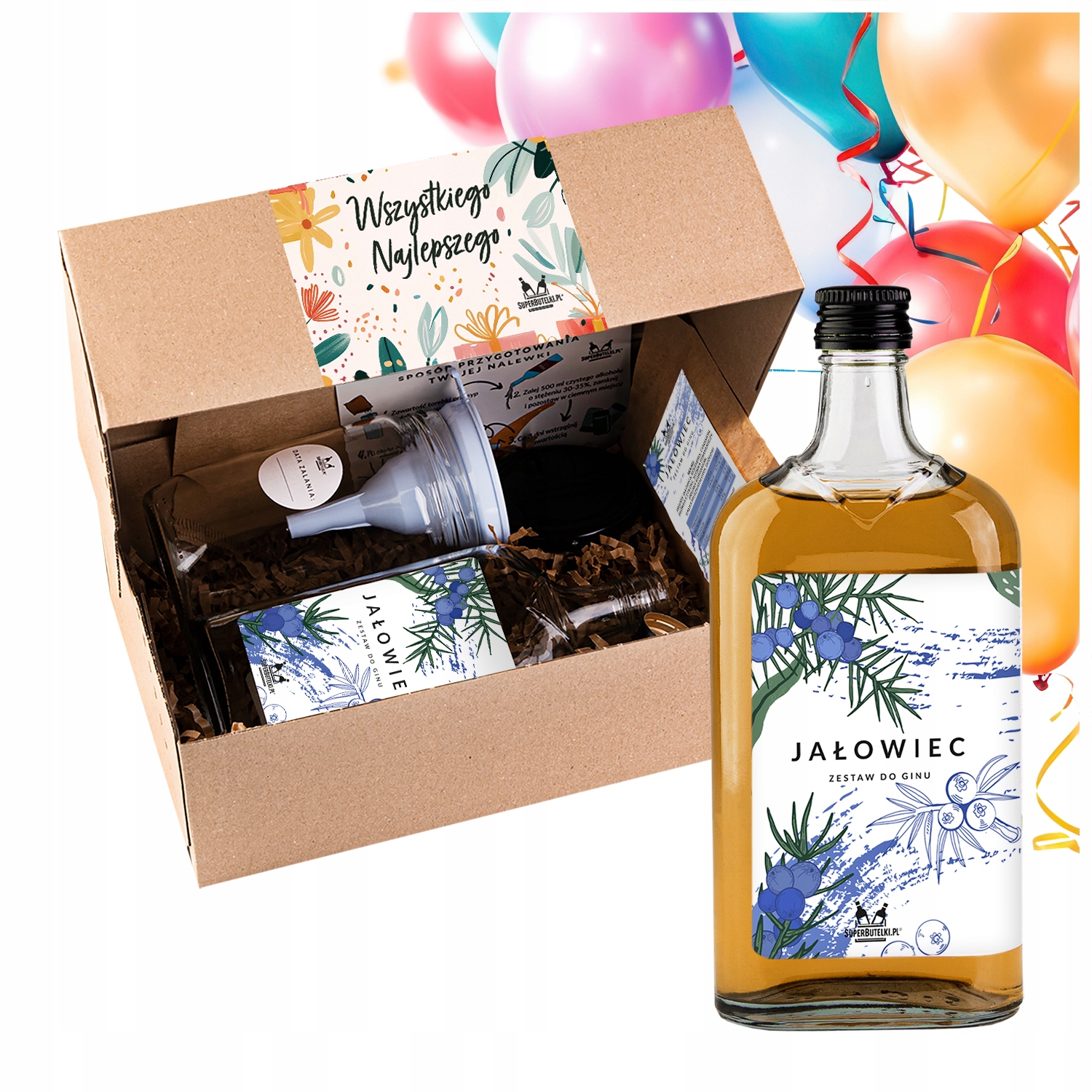 Diy-set Für Einen Jungen, Geschenkbox Für Gin 500 Ml Zum Geburtstag