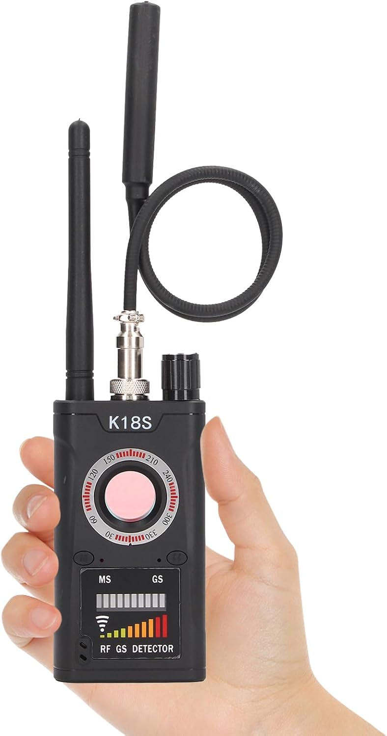 K18s Versteckte Kamera-detektor 1mhz-8000mhz Drahtloser Wanzenscanner Signaldetektor Hochempfindlicher Gps-positionierungsdetektor Datenschutz Natudeco