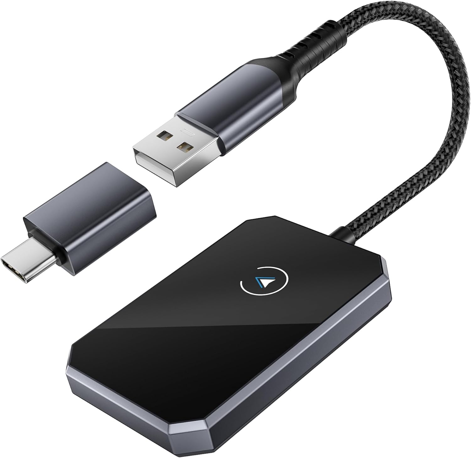 Kabelloser Carplay-adapter, 2024 Neuer Kabelloser Bluetooth-carplay-dongle-adapter, Konvertieren Von Kabelgebundenem In Kabelloses Carplay Für Autos Seit 2015, Apple Iphone Ios 10+, Andriod 11+