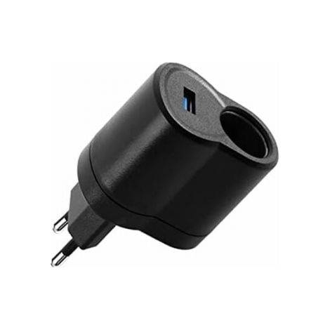 – 220v Auf 12v Spannungswandler – Kfz-netzadapter – Zigarettenanzünder-ladegerät Mit Mehrfachem Schutz
