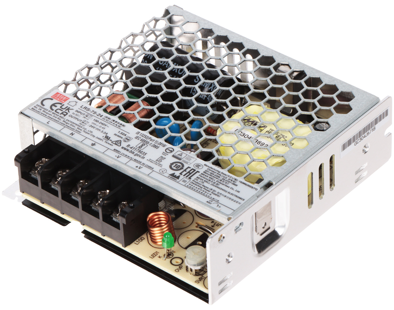 Schaltnetzteil Lrs-75-24 Mean Well