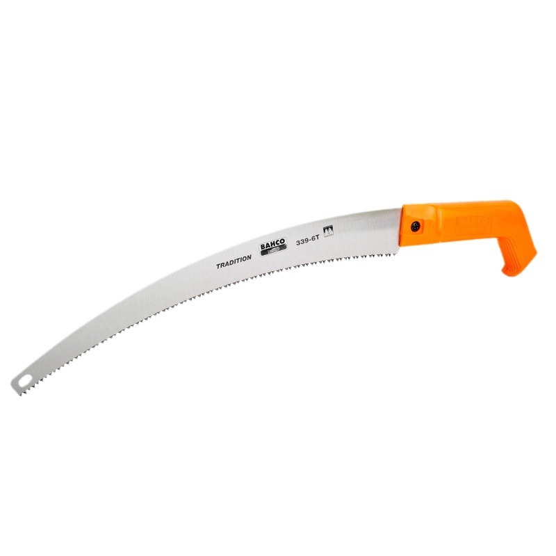 339-6t Traditionelle Astsäge, Silber/orange