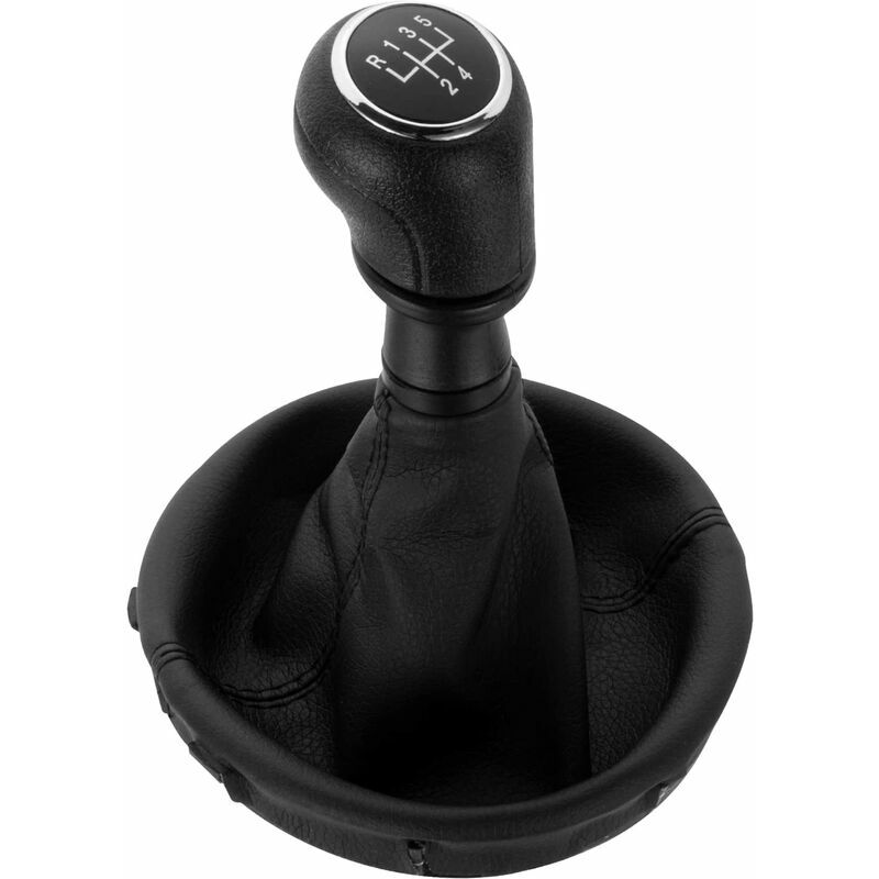 5-gang-schaltknauf Mit Schaltmanschette, Kompatibel Für Vw Transporter T5 T6 Mkv Mkvi 2003–2011