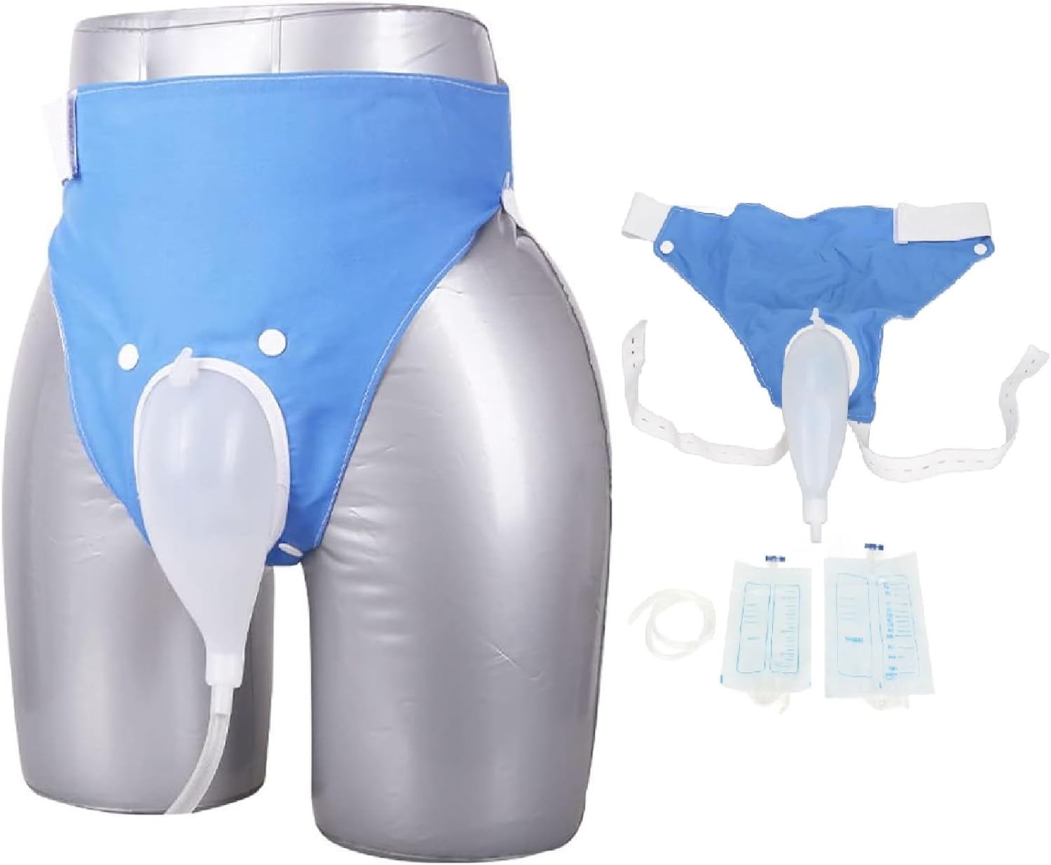 Tragbarer Urinbeutel 1000 Ml 2000 Ml, Harninkontinenzgürtel, Urinauffangbehälter Mit Katheter Für Ältere Und Bettlägerige Männer