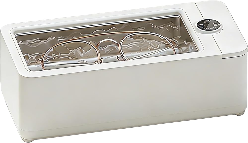 Ultraschallreiniger Für Schmuck, Brillen, Uhren Und Make-up-pinsel – Professionelles 500-ml-ultraschallreinigungsgerät, 50 Khz Hochfrequenz, 360°-tiefenreinigung
