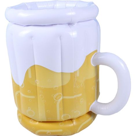 Tragbarer, Aufblasbarer Eisbehälter Für Freibad, Bierglas, Aufblasbare Eisbar, Wassergetränk, Aufblasbares Eisglas, 32 X 44 X 44 Cm