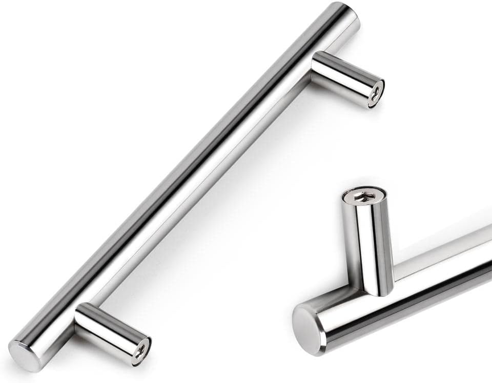 Möbelgriffleiste Für Schubladen, Silberfarben, Stahl, 20 Stück, 100 Mm