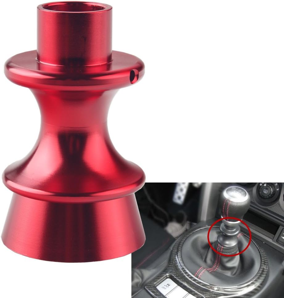 Jdm Manual Performance Schaltknauf Aus Billet-aluminium, Rückwärtssperrhebel, Rot, Kompatibel Mit Brz Toyota Ft86 Gt86 Scion Frs