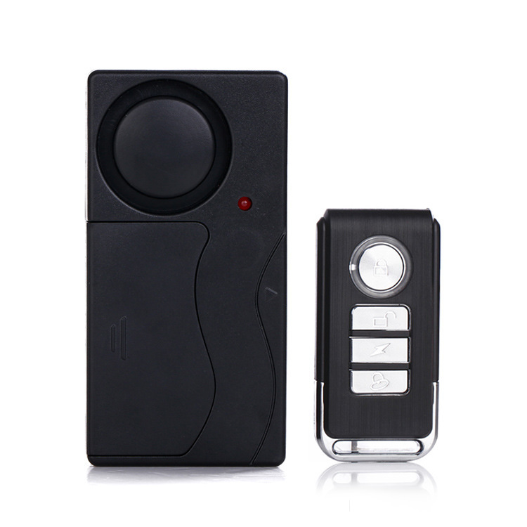 Kabelloser Vibrationsalarm, Diebstahlschutz Für Fahrräder/motorräder/autos/fahrzeuge/türen/fenster, 110 Db Ton (fernbedienung Im Lieferumfang Enthalten)