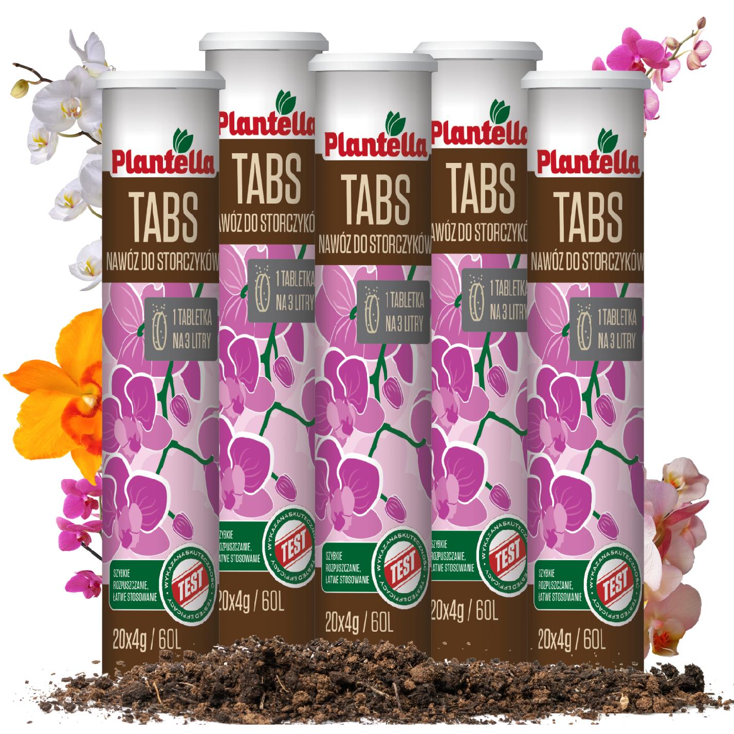 Plantella Löslicher Dünger In Tablettenform Für Orchideen, 100 Tabletten X 4 G