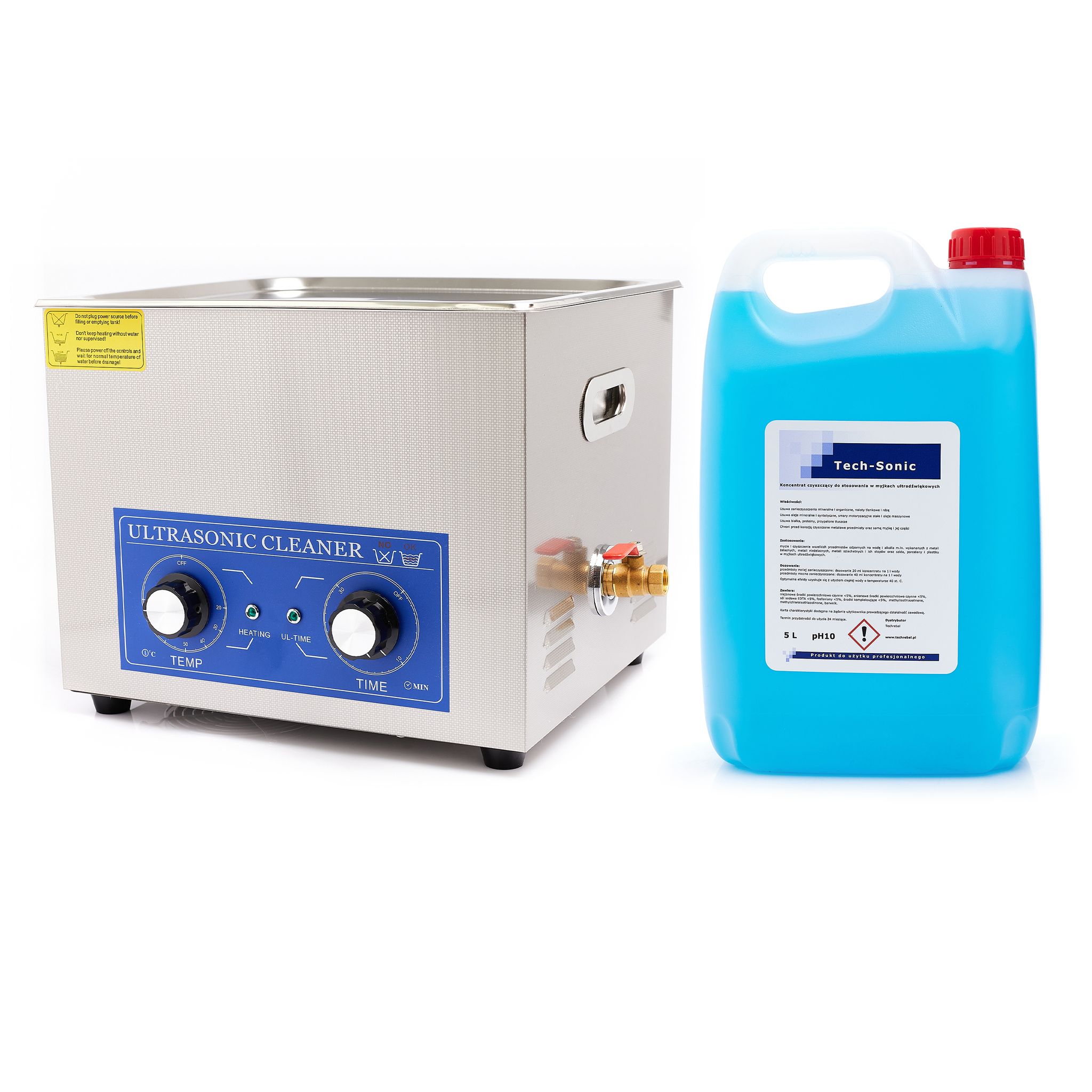 Ps-60 15l Ultraschallreiniger/bad + Tech-sonic 5l Flüssigkeit