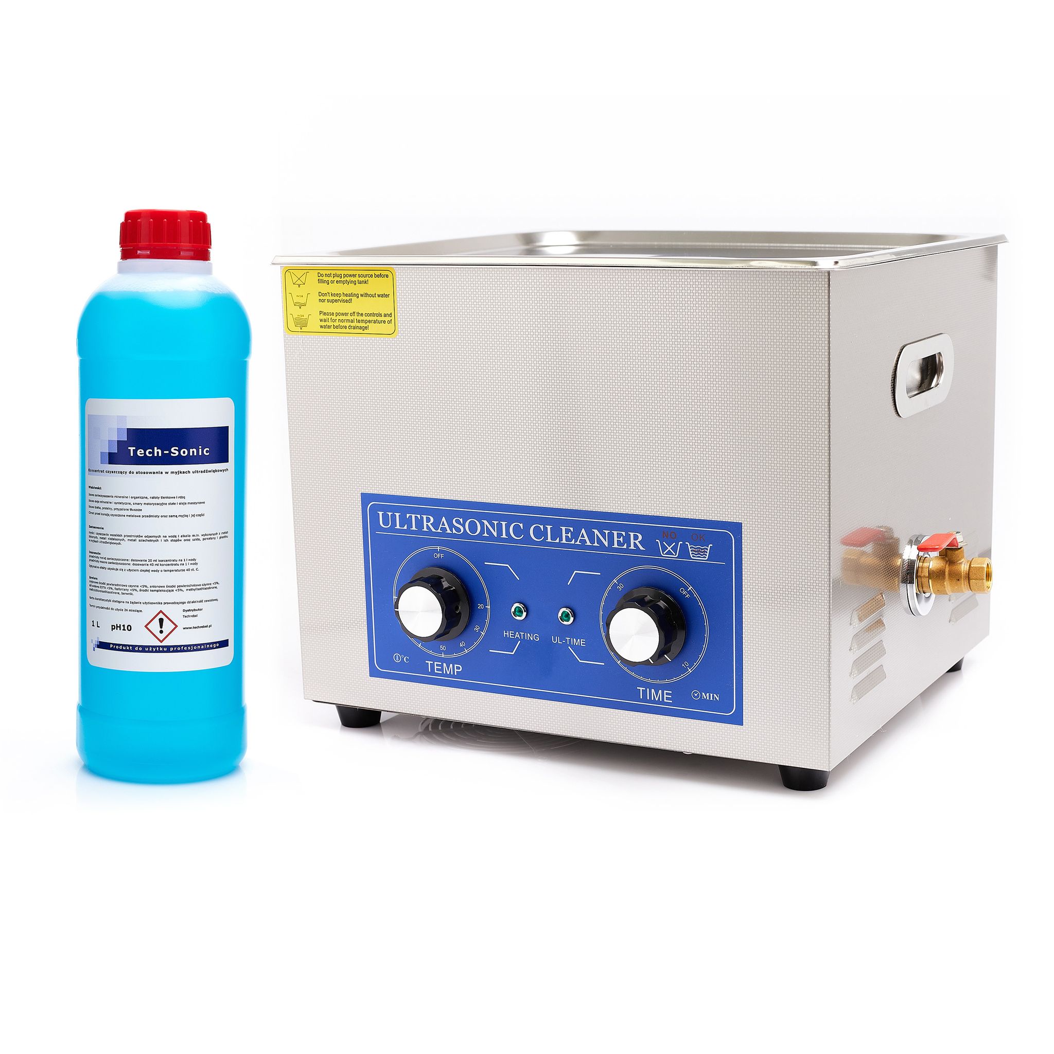 Ps-60 15l Ultraschallreiniger/bad + Tech Sonic 1l Flüssigkeit
