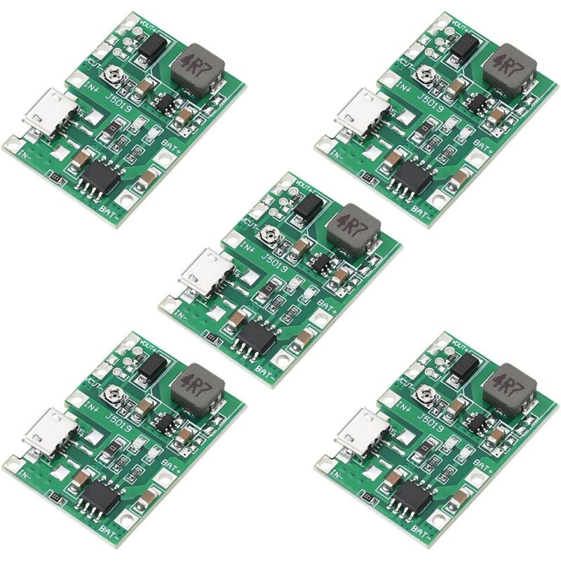 18650 Li-ion 2a Ladegerät – 5er-pack, Ladespannung 5/9/12 V, Überladeschutz – Ulisem