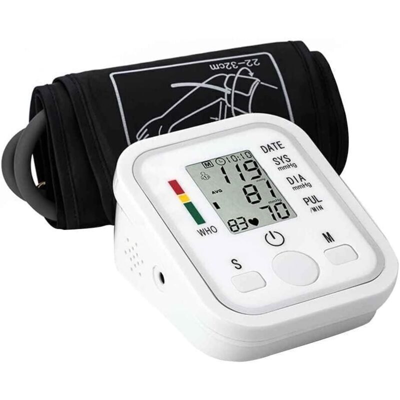 Automatisches Blutdruckmessgerät, Präzise Armmessung, Einfache Bedienung, Speicher Für 2 Benutzer, Übersichtliches Lcd-display – Ulisem
