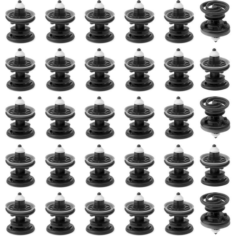 30 Türverkleidungsbefestigungen Aus Kunststoff, Kompatibel Mit Vw Golf 5/6/7, Passat, Polo, Skoda, Audi -ulisem